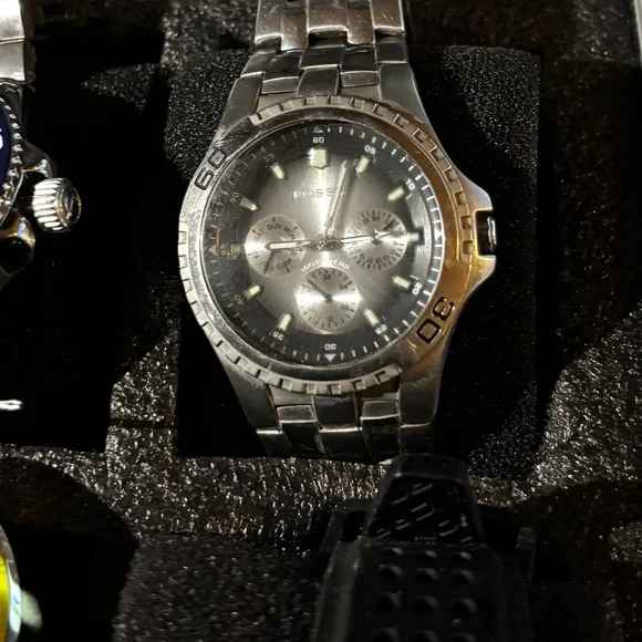 Fossil Stainless Steel Chronograph Watch